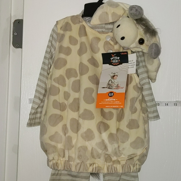 NWT infant 3-piece giraffe costume - Picture 2 of 9